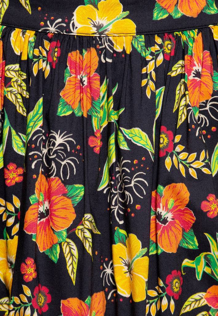 Queen Kerosin Swing Wickelrock «Hibiskus» Kostenloser Versand