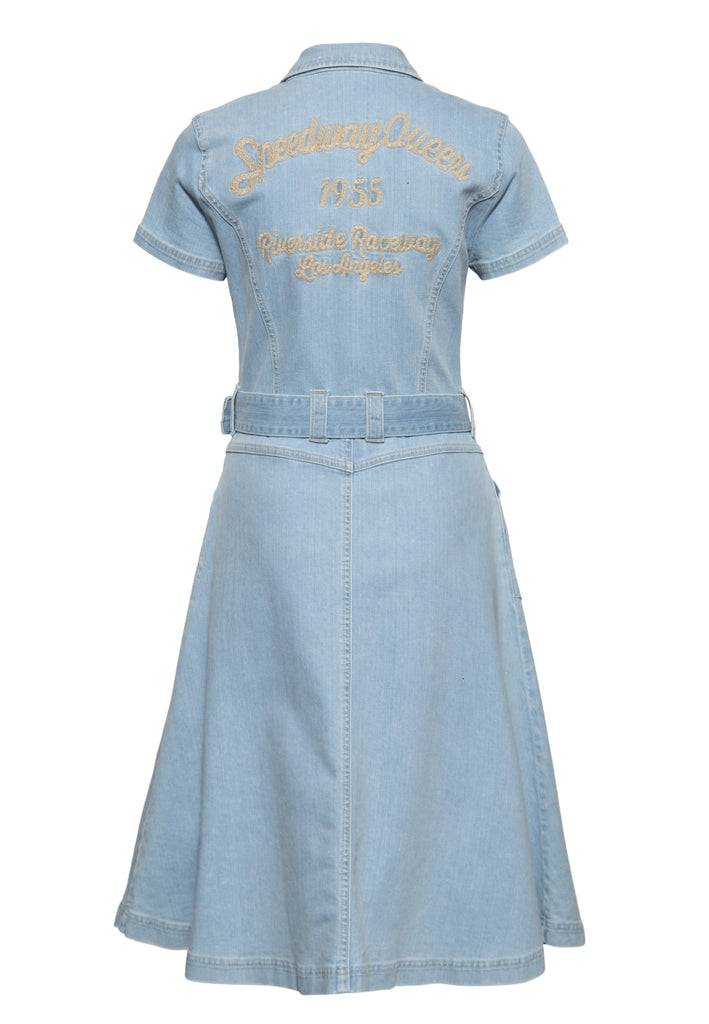 Queen Kerosin 50s Swing Kleid «Speedway Queen» Fabrik Onlineshop