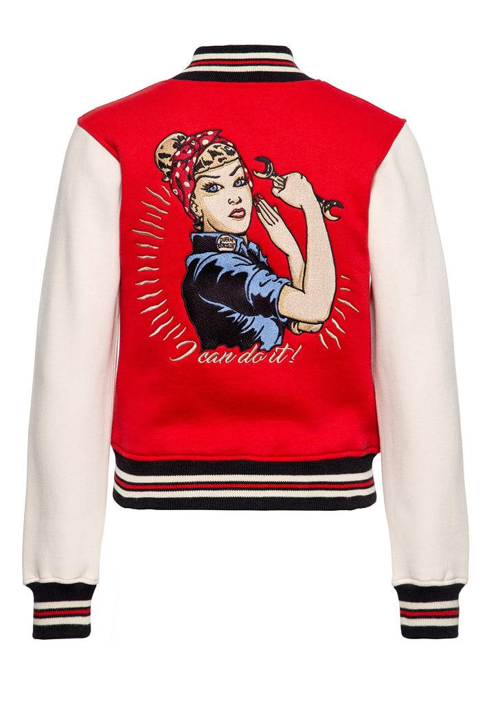Queen Kerosin College Sweatjacke «I Can Do It!» Cyber Monday