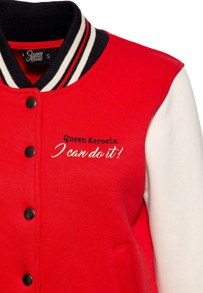 Queen Kerosin College Sweatjacke «I Can Do It!» Cyber Monday