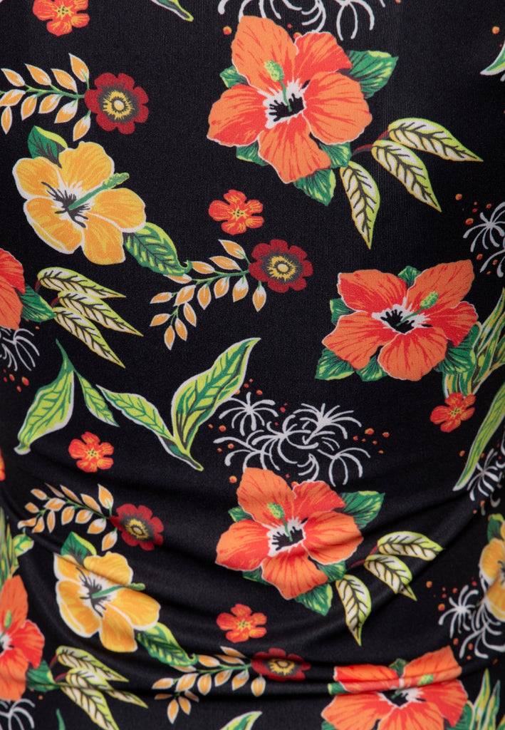Queen Kerosin T-Shirt mit Allover-Print Lagerräumung