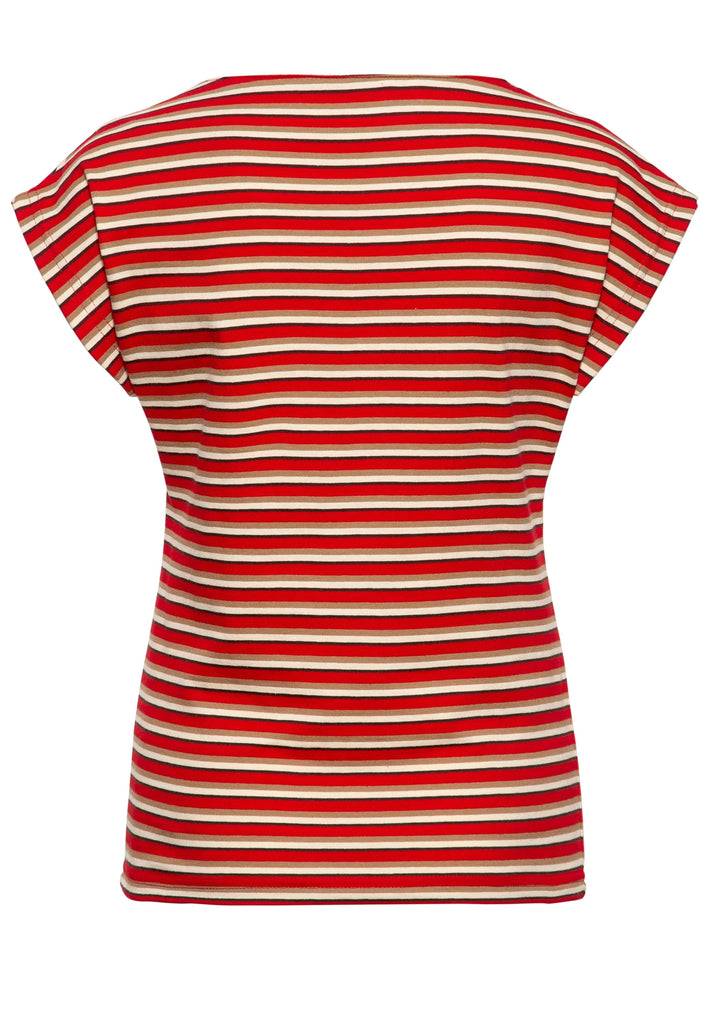 Queen Kerosin T-Shirt mit U-Boot Ausschnitt Online Outlet