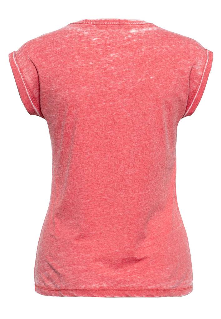 Queen Kerosin Roll-Up Sleeve T-Shirt «Ride to Live» Zeitlich begrenztes Angebot