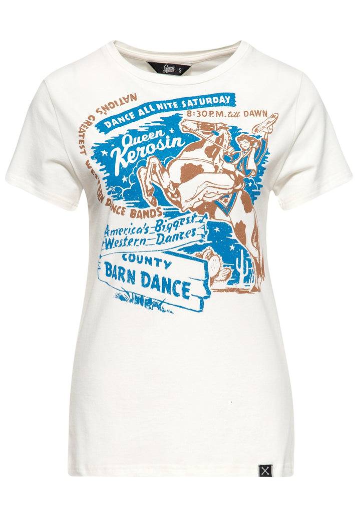 Queen Kerosin Vintage T-Shirt «Barn Dance» Neuheiten