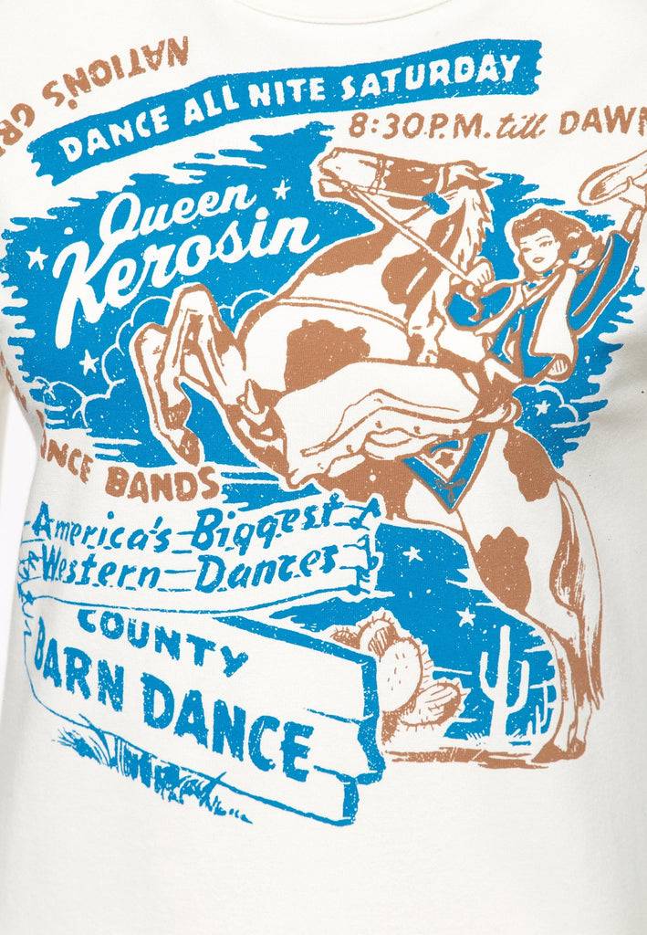 Queen Kerosin Vintage T-Shirt «Barn Dance» Neuheiten