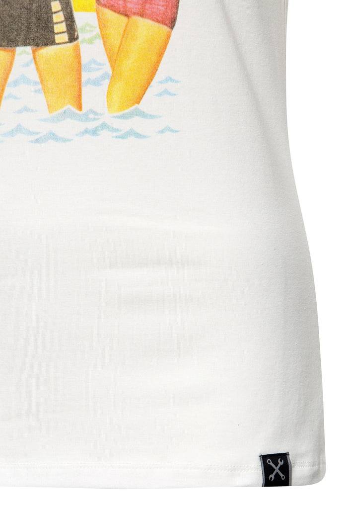 Queen Kerosin T-Shirt «Summer Girl Gang» Sonderangebote