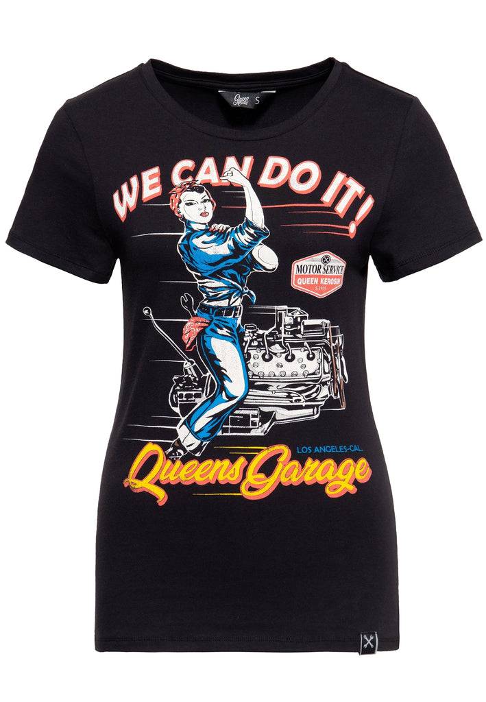 Queen Kerosin T-Shirt «We can do it!» Super Sparpreis