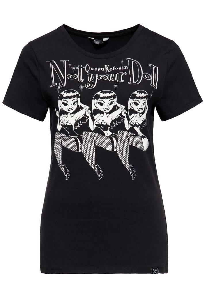 Queen Kerosin T-Shirt «Not your Doll» Wochenangebot