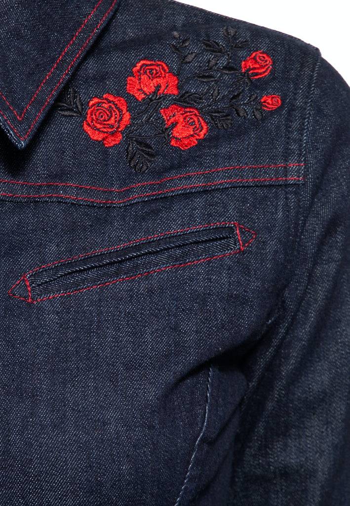 Queen Kerosin Western Overall «Roses» Zeitbegrenzte Promotion