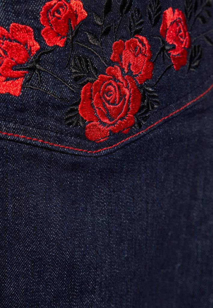 Queen Kerosin Western Swingrock «Roses» Bis zu 60% Rabatt