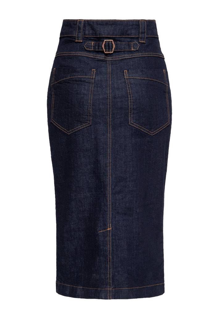 Queen Kerosin Denim Workwear Pencil Rock «Cinch Back» Nur für heute