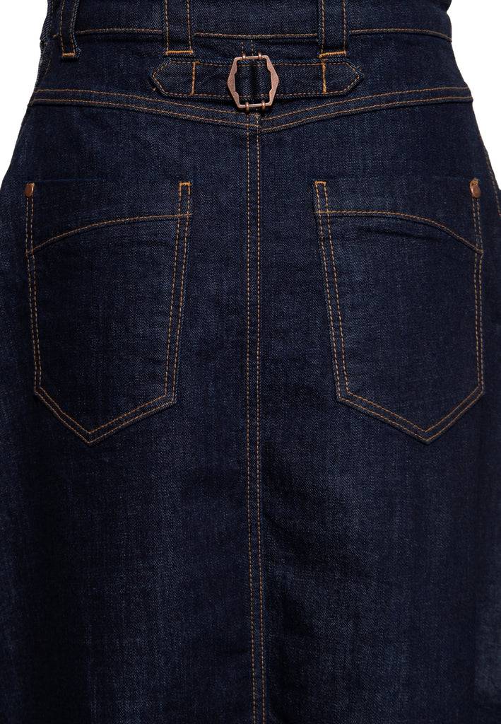 Queen Kerosin Denim Swing Latz-Kleid Sonderangebot der Fabrik