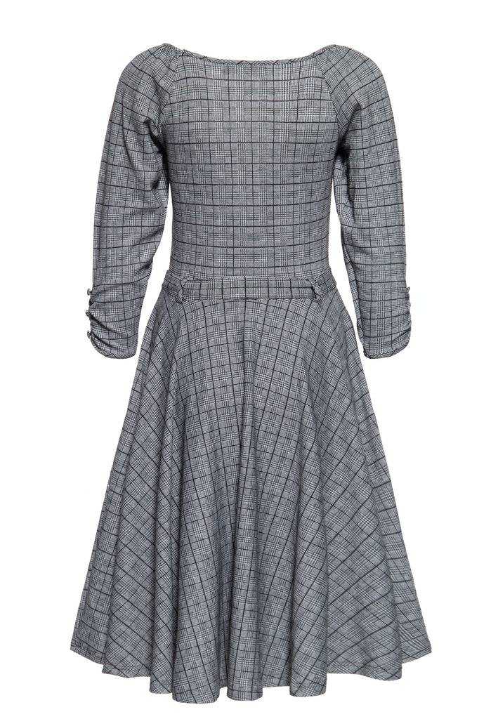 Queen Kerosin Swingkleid in Karo-Optik Speichern exportieren