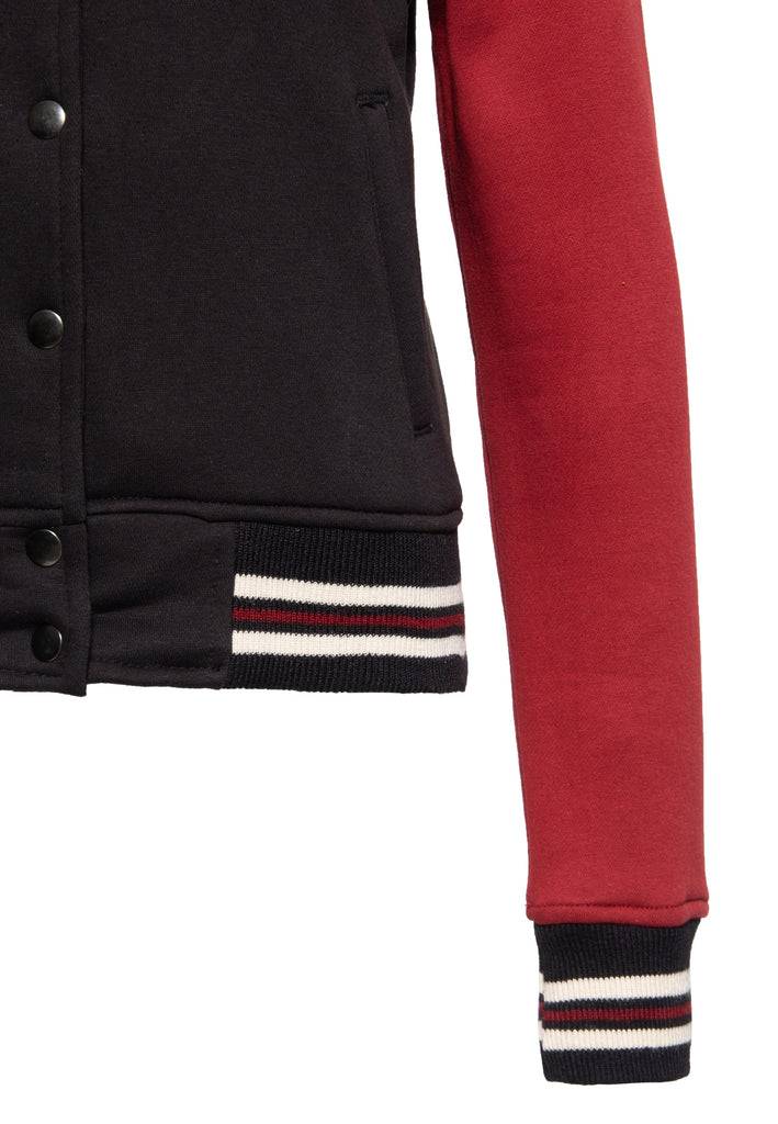 Queen Kerosin College Sweatjacke «Queen of the Road» Im Verkauf
