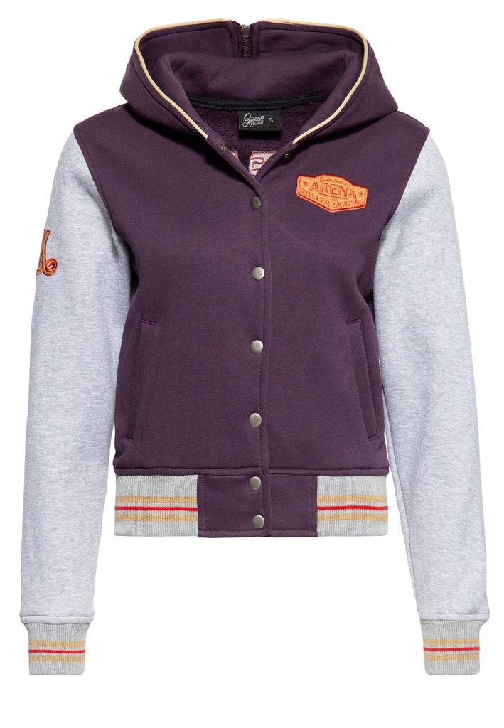 Queen Kerosin College Sweatjacke «Rollerway» Rabatte dieses Monats