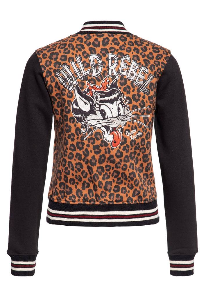 Queen Kerosin College Sweatjacke «Wild Rebel» 2025