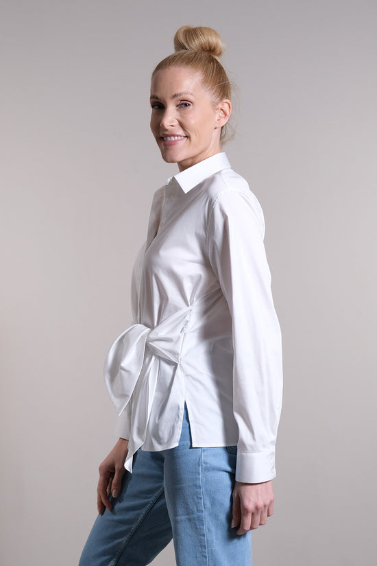 Soluzione Wickelbluse mit verdeckter KL Sonderangebote