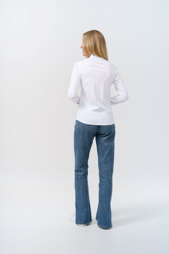 Soluzione Jerseybluse ohne Abnäher Mia Im Verkauf