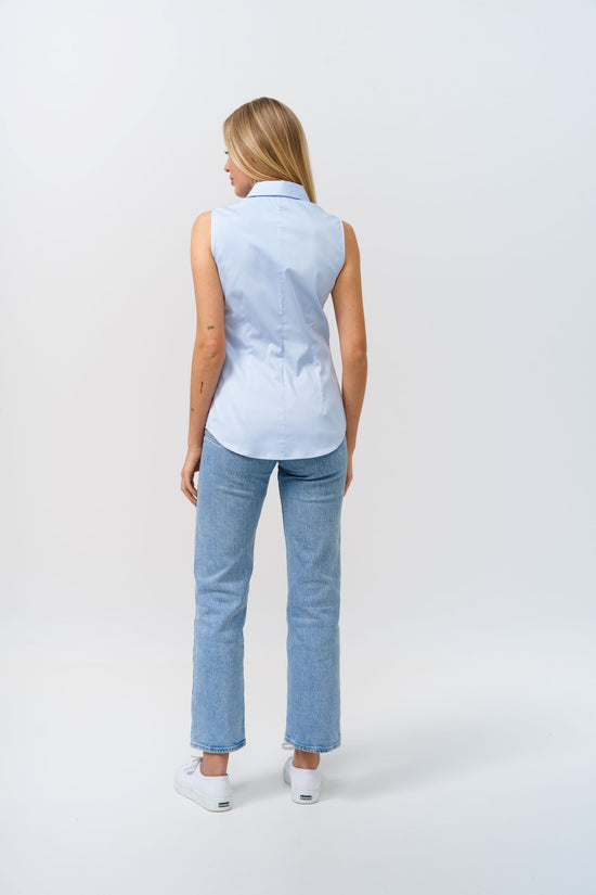 Soluzione Ärmellose Bluse Carlotta Fabrikverkauf