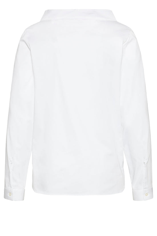 Soluzione Bluse "Malina" mit weitem Stehkragen & Langarm Letzter Tag