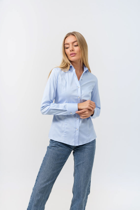 Soluzione Taillierte Bluse Celina Rabatt