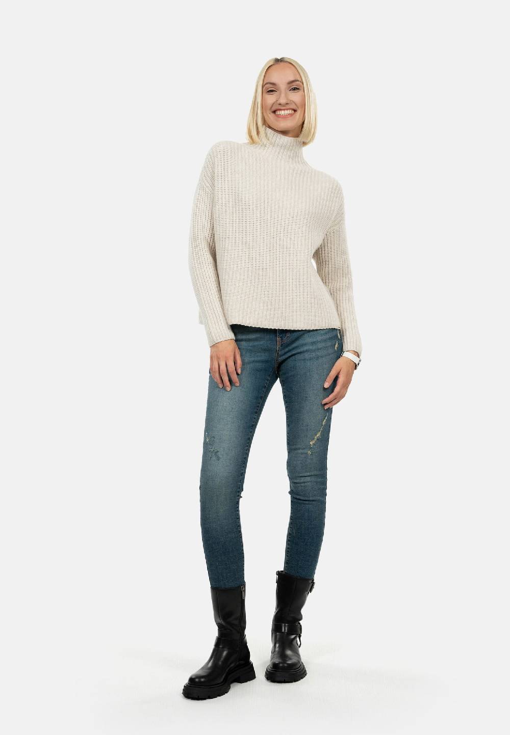 Suri Frey Strickpullover mit Turtleneck SFY Freyday Discount Store für neue Produkte